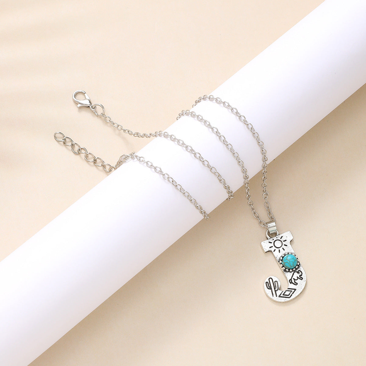 Wholesale Alloy English letter necklace western style